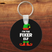 Porte-clés I'm The Fixer Elf Family Pajama Christmas Funny Fi (Recto)