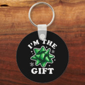 Porte-clés I'm The Gift - Drôle laide pull de Noël - Noël (Recto)