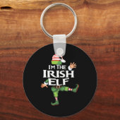 Porte-clés Im The Irish Elf Christmas Eve Xmas Elf Squad Cos (Recto)