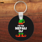 Porte-clés I'm The Nepali Elf Family Pajama Christmas Funny N (Recto)