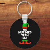 Porte-clés I'm The Nuc Med Tech Elf Family Pajama Christmas F (Recto)