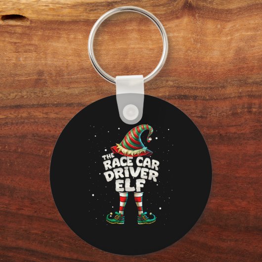 Porte-clés I'm The Race Car Driver Elf Family Matching Group (Recto)