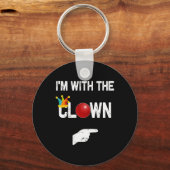 Porte-clés I'm with the clown Halloween Costumes (Recto)