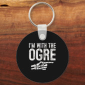 Porte-clés I'm With The Ogre Easy Costume Halloween Couples M (Recto)