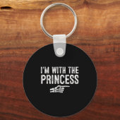 Porte-clés I'm With The Princess Easy Costume Halloween Coupl (Recto)