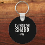 Porte-clés I'm With The Shark Easy Costume Halloween Couples (Recto)