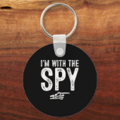 Porte-clés I'm With The Spy Easy Costume Halloween Couples Ma (Recto)
