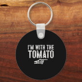 Porte-clés I'm With The Tomato Easy Costume Halloween Couples (Recto)