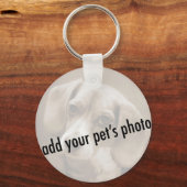 Porte-clés Image d'animal de compagnie du cercle d'amour (Recto)