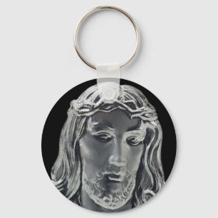 Porte-clés Image de Jésus B&W