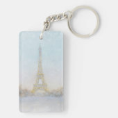 Porte-clés Image de l'aquarelle | d'Eiffel Towe (Dos)