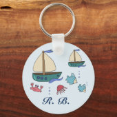 Porte-clés Image de l'eau personnalisée (Recto)