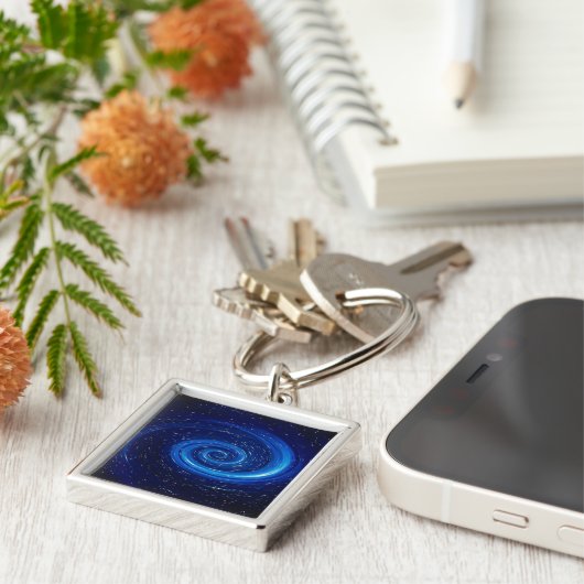 Porte-clés Image de l'espace ordinateur (Côté)