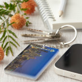 Porte-clés Image d'horizon de Seattle en quelques heures de (Devant droit)