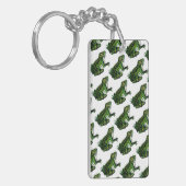Porte-clés Image d'illustration de grenouille vintage (Devant gauche)