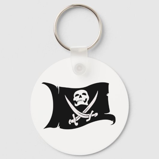 Porte-clés Image Drapeau-Pirate #10 (Recto)