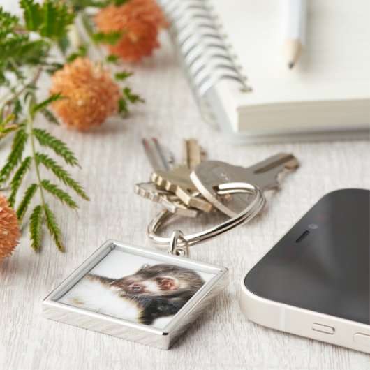 Porte-clés Image du Ferret de l'able (Côté)