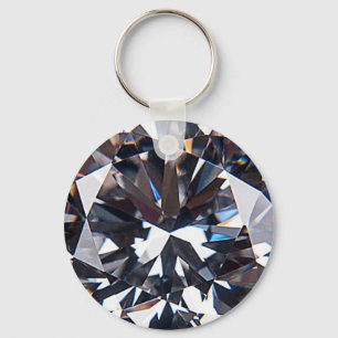 Porte-clés Image élégante de la gemme de diamant