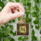 Porte-clés Image faite sur commande imprimée de monogramme. (main)