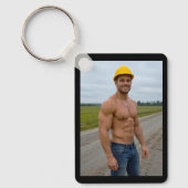 Porte-clés Image N° 1 de l'Ouvrier de Construction (Recto)