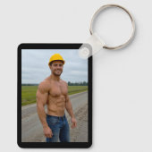 Porte-clés Image N° 1 de l'Ouvrier de Construction (Verso)