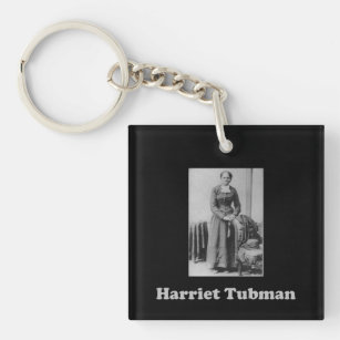 Porte-clés Image noire et blanche de Harriet Tubman