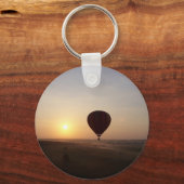 Porte-clés Image photographique du ballon à air chaud Sunrise (Recto)