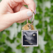 Porte-clés Image satellite de l'île de Semisopochnoi (main)