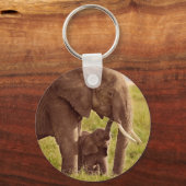 Porte-clés Images Getty | Elephant & bébé (Recto)