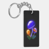 Porte-clés Imaginaire Blancs Dapperling Orange & Champignons  (Devant gauche)