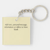 Porte-clés Imaginaire Cheval de Mer de Chat (Dos)