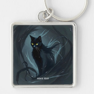 Porte-clés Imaginaire Cute Chat Nuit Noire