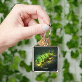 Porte-clés Imaginaire Cute Lime Steampunk Plane (main)