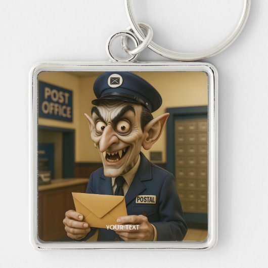 Porte-clés Imaginaire Cute Strange Postal Worker (Devant)