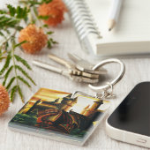 Porte-clés Imaginaire du château de Red Dragon (Devant Droit)