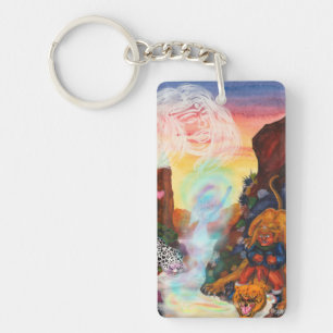 Porte-clés Imaginaire Eros Lion Princesse Goddess Snow Leopar
