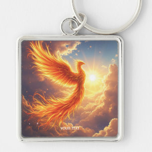 Porte-clés Imaginaire Flamme mignonne Phoenix augmente