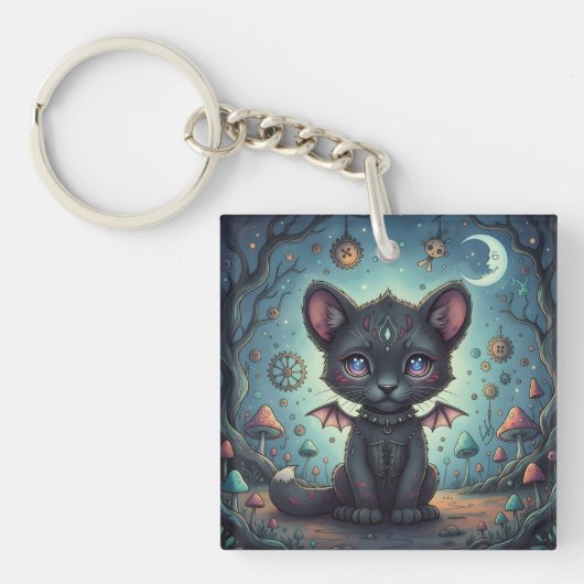 Porte-clés Imaginaire gothique Kit bébéBat (Devant)