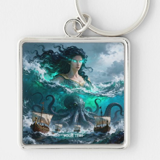 Porte-clés Imaginaire Mer Mignonne Créature Antique (Devant)