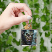 Porte-clés Imaginaire mignon grand guerrier fort (main)