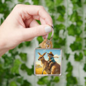 Porte-clés Imaginaire mignon Wombat Kangaroo Koala (main)
