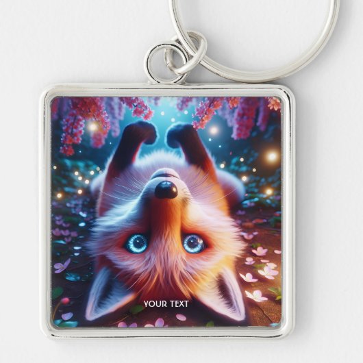 Porte-clés Imaginaire Mignonne Jouer Fox (Devant)