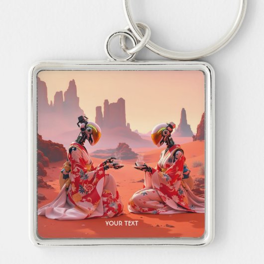 Porte-clés Imaginaire Mignonne Mars Thé du désert Mars (Devant)