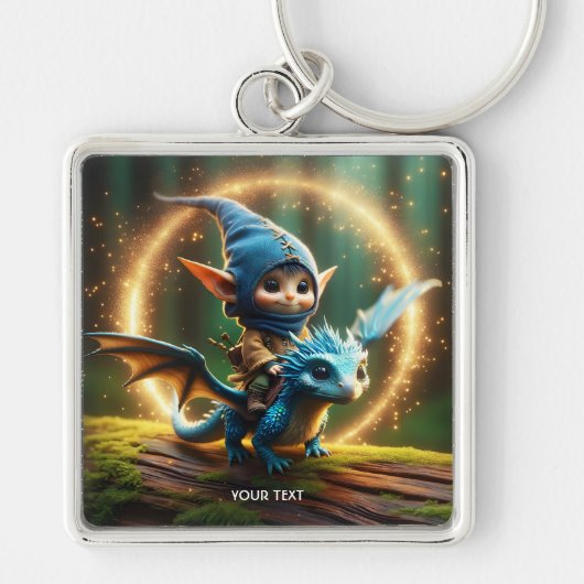 Porte-clés Imaginaire mignonne petite créature volant (Devant)