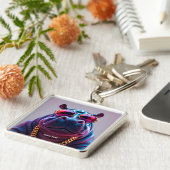 Porte-clés Imaginaire Mignonnes Grosses Lunettes Hyppo (Côté)