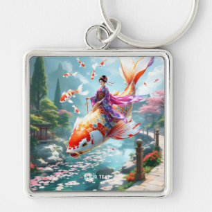 Porte-clés Imaginaire Poisson mignon Japonaise fille japonais