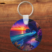 Porte-clés Imaginaire Tropical Beach Four (Verso)