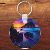 Porte-clés Imaginaire Tropical Beach One (Verso)