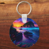 Porte-clés Imaginaire Tropical Beach One (Recto)