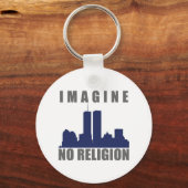 Porte-clés Imaginez la sillouette Twin Towers (Recto)